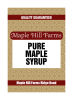 Maple Syrup Small Rectangle Food-Craft Label